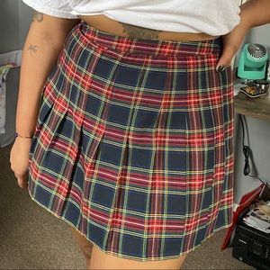 Plaid Tennis Skirt